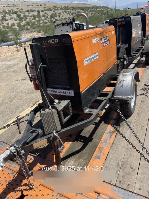 2022 Lincoln Electric LE400 Kubota V1505, Trlr, Cable Rack, Light Kit, ES Decals, T3