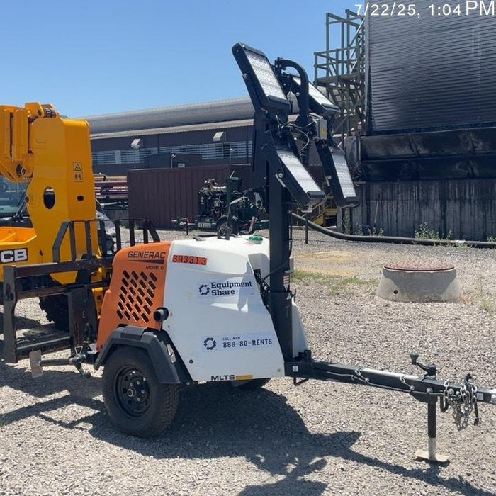 2024 Generac MLT2 Diesel, Flex Switch 120V Input, Powerzone Controller, 
(4) 320W LED Lights, 4kW Generator, 39.9 Gal Fuel Tank, 2" Ball, T3