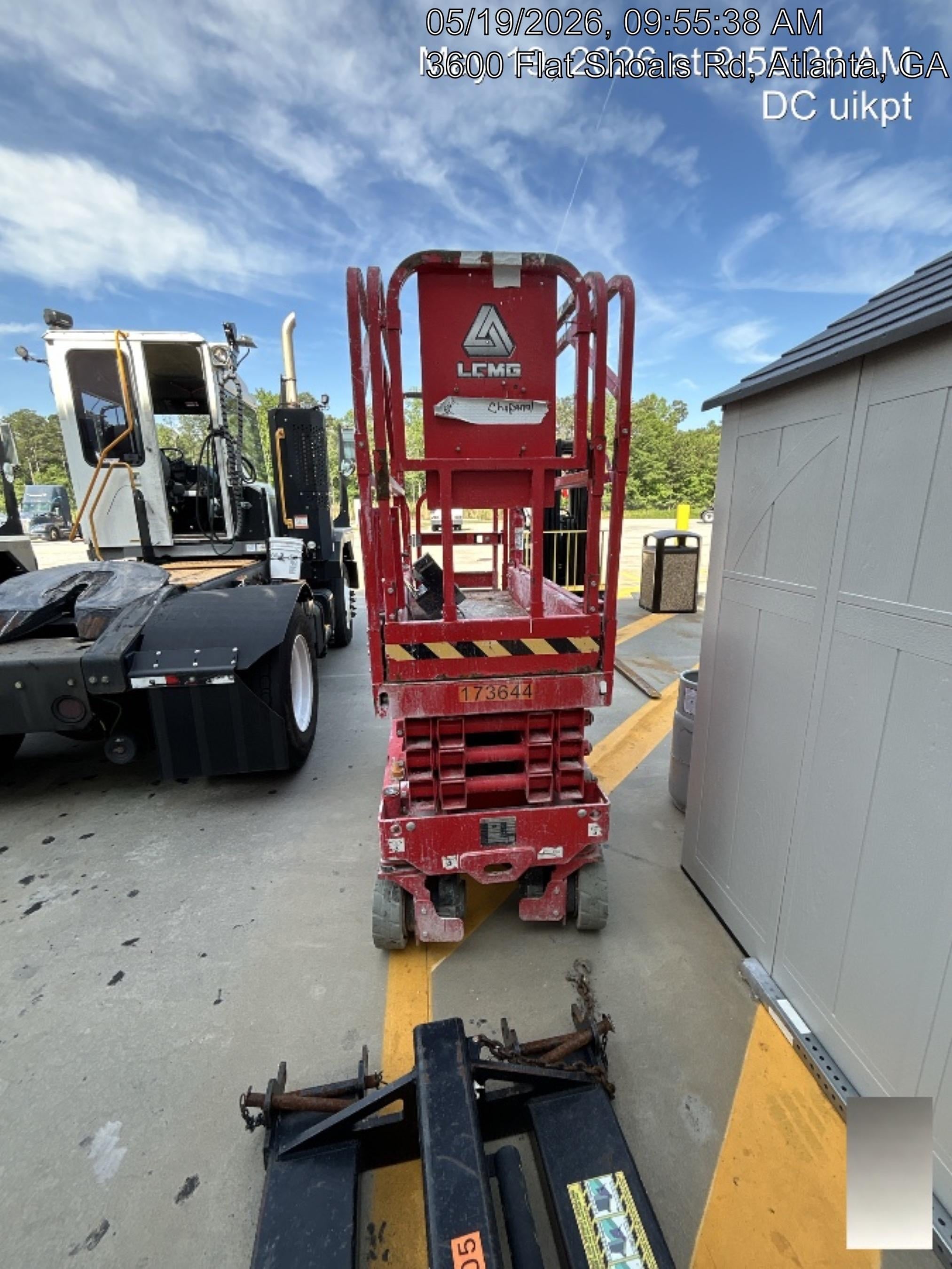 2021 Lgmg AS1932E Electric Drive, Solid Non Marking Tires, Dual Beacons