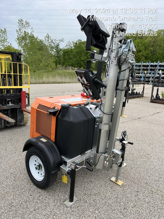 2024 Wanco WLTT-4MM4K Diesel, Deep Sea Controller, Shore Power Plug, Auto Start, (4) 350W LED Floodlights, 4kW Generator, 60 Gal Fuel Tank, 2" Ball, T3