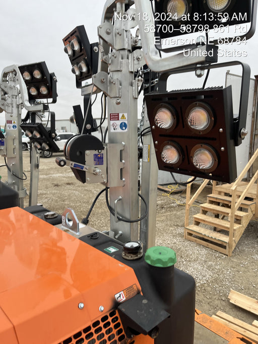 2024 Wanco WLTT-4MM4K Diesel, Deep Sea Controller, Shore Power Plug, Auto Start, (4) 350W LED Floodlights, 4kW Generator, 60 Gal Fuel Tank, 2" Ball, T3