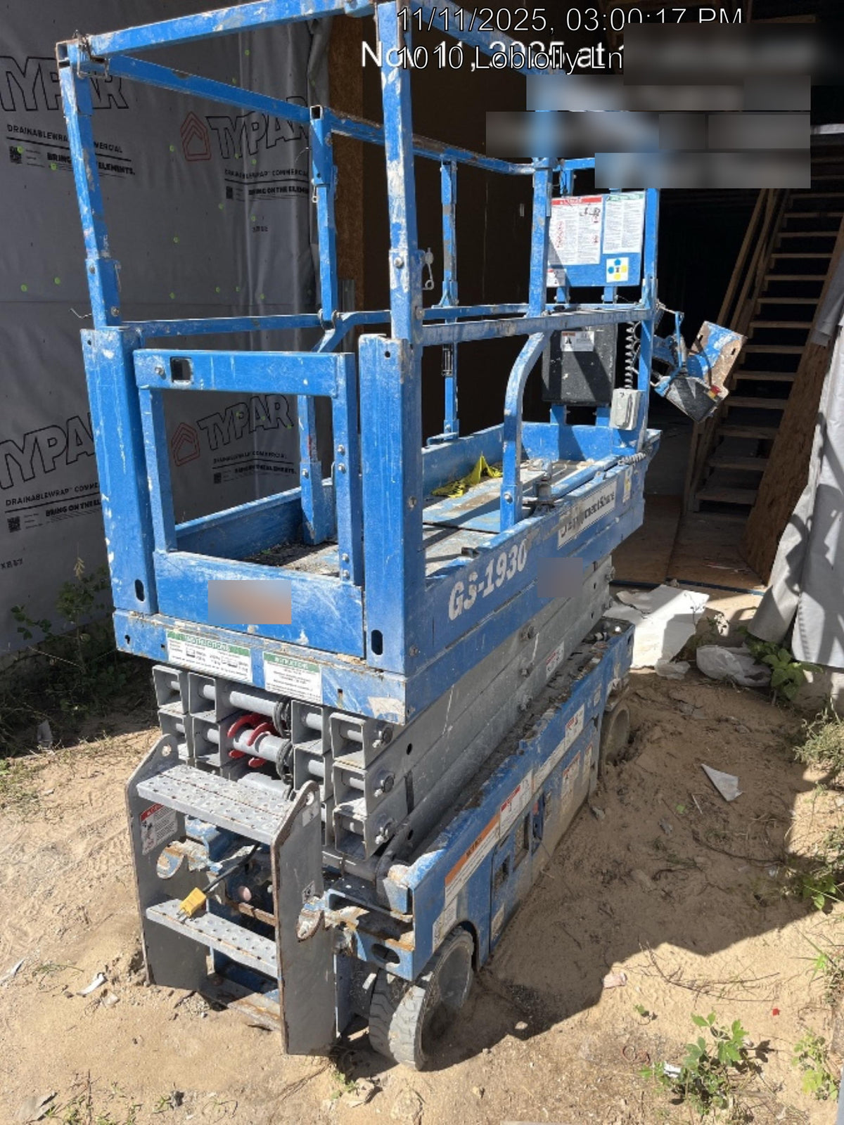 2020 Genie GS-1930 Solid Non Marking Tires, Beacon, Folding rails with half height swing gate