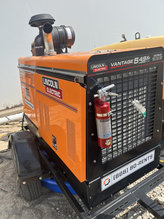 2022 Lincoln Electric Vantage 549X Crosslink Technology, Trailer Mounted, ES Decals, T3