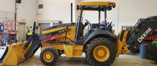 2020 John Deere 310LEP Canopy, 4WD, Standard Stick, Pilot Controls, 2 Way Hydraulics, TAG Manual QC