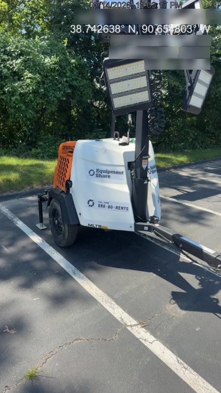 2023 Generac MLT2 Diesel, Flex Switch 120V Input, Powerzone Controller, (4) 320W LED Lights, 4kW Generator, 39.9 Gal Fuel Tank, 2" Ball, T3