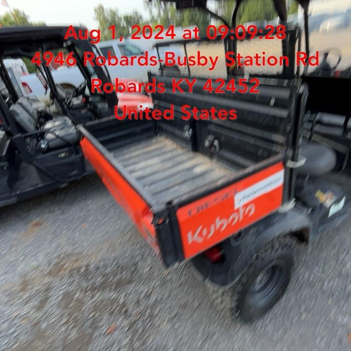 2022 Kubota RTV-X1140W-H Plastic Canopy, Windshield Acrylic Clear, LED Strobe Light, Wire Harness Kit, Back up Alarm