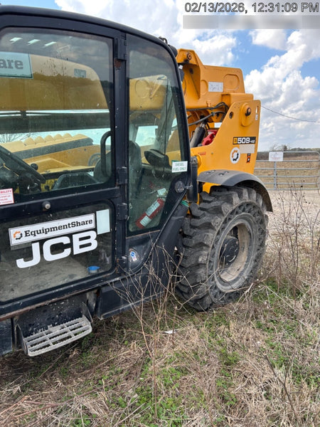 2020 JCB 509-42 Cab/Heat/Air, Solid Tires, Work Lights, Beacon, Aux Hydraulics, Back up Alarm, Lifting Eye, ES Decals