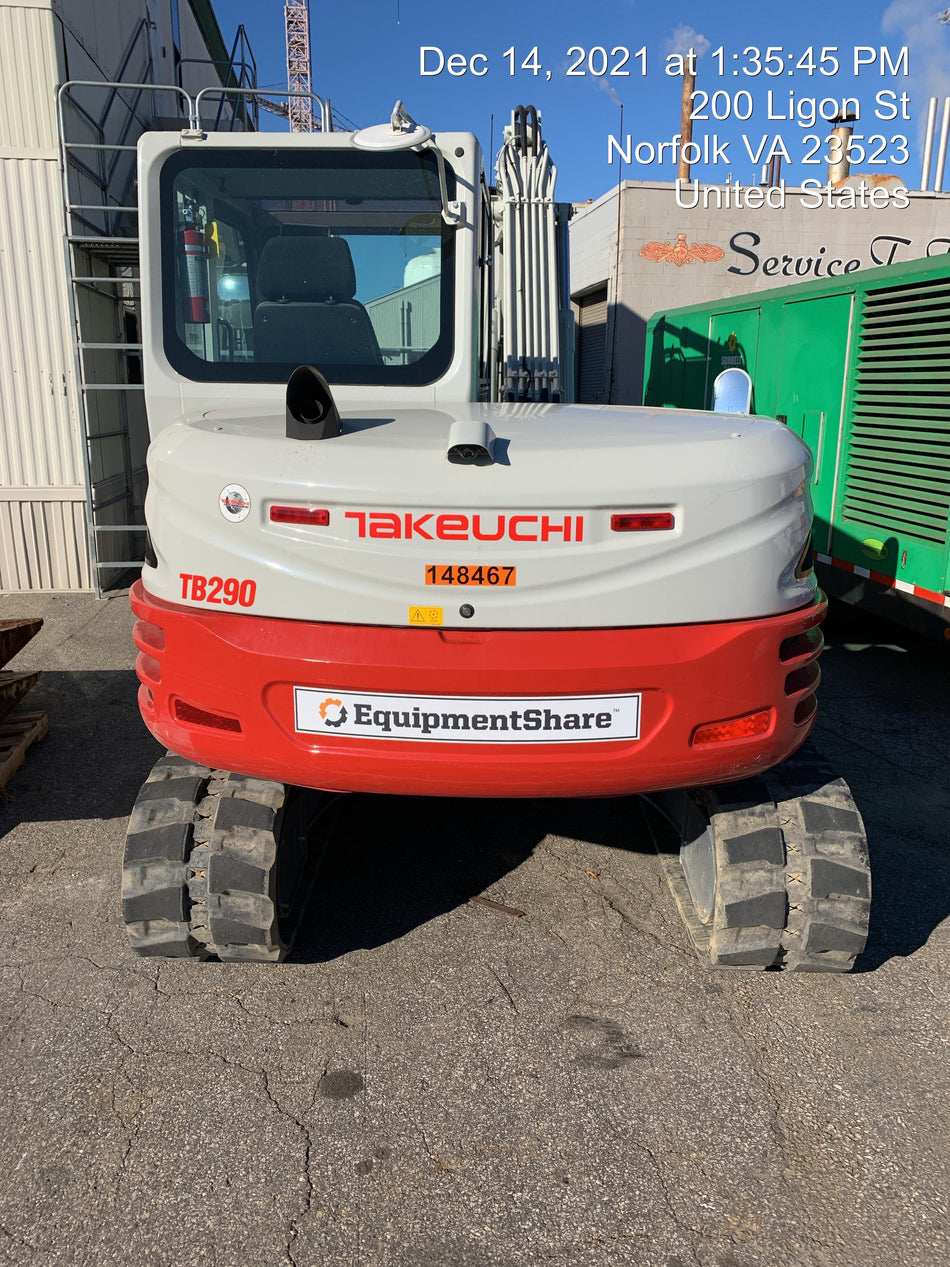 2021 TAKEUCHI TB290C