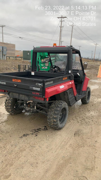 2021 Yanmar YU1000 Canopy, Steel Wheel, Poly WindShield, Beacon, Backup Alarm