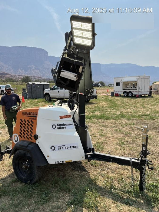 2023 Generac MLT2 Diesel, Flex Switch 120V Input, Powerzone Controller, (4) 320W LED Lights, 4kW Generator, 39.9 Gal Fuel Tank, 2" Ball, T3