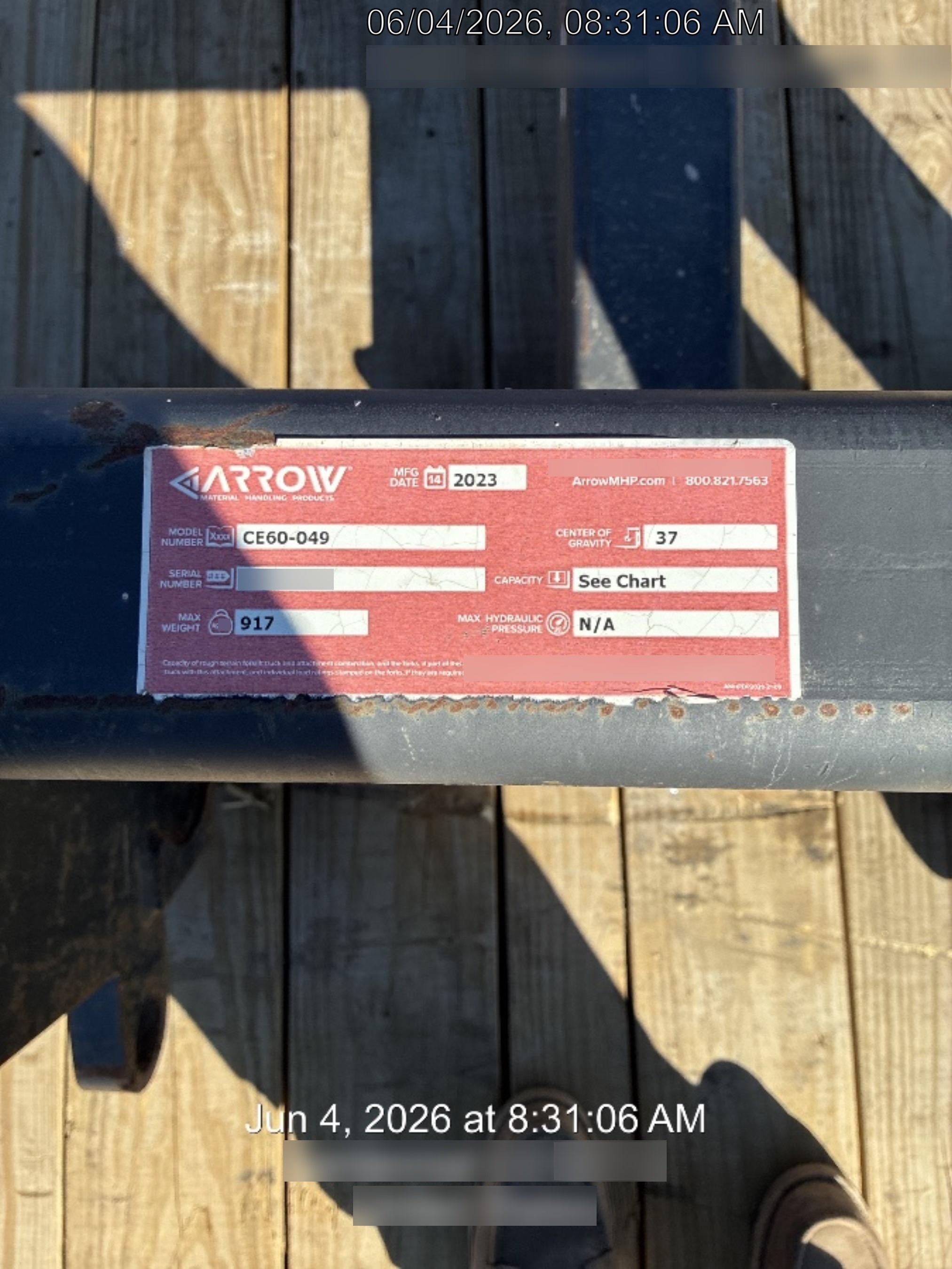 2023 ARROW MATERIAL HANDLING CE60-49