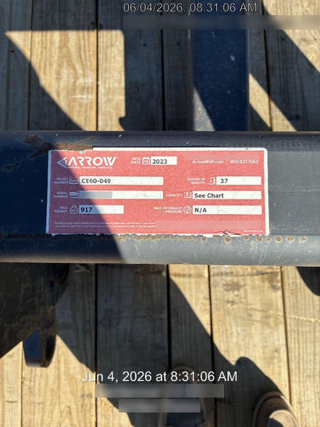 2023 ARROW MATERIAL HANDLING CE60-49
