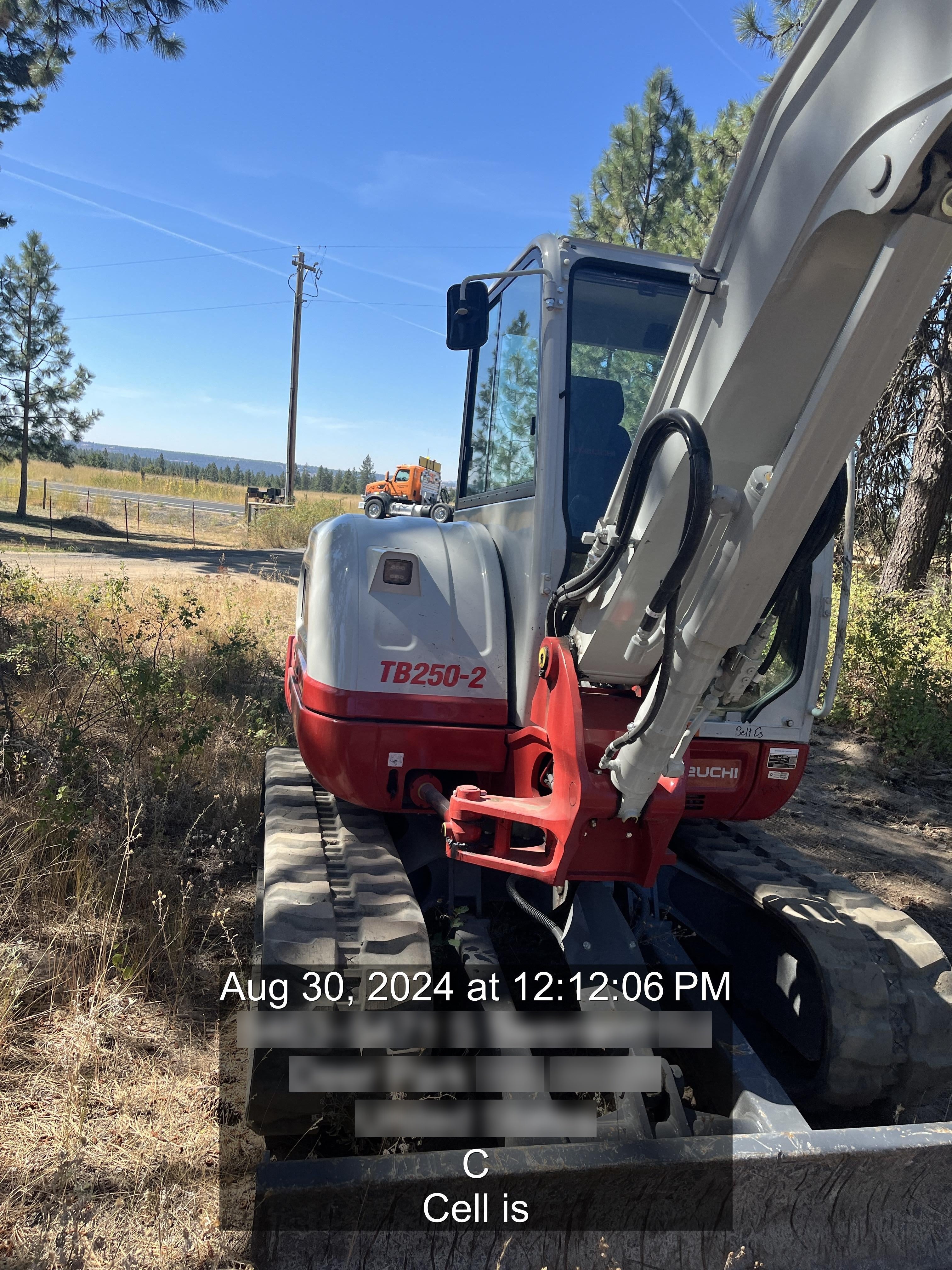 2024 TAKEUCHI TB250-2CR