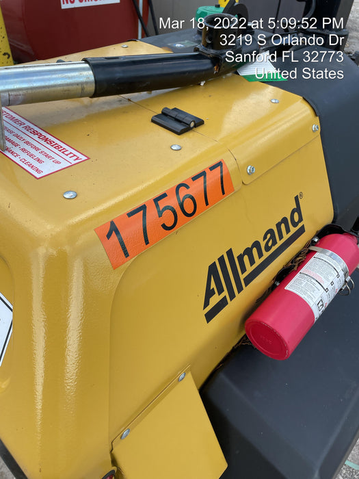 2021 Allmand NLV3GR (4) LED Light Fixture 350W, 23' Vertical Mast, 3kW Prime, Towable, Deep Sea L401, Leveling Jacks, Yanmar T4F 5.8hp