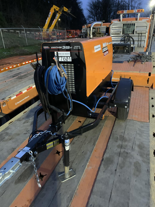 2021 Lincoln Electric Vantage 322 Vantage 322 Ready Pak 3 w/ Decals, ORANGE (includes trailer, cable rack, fender light kit) NO Telematics