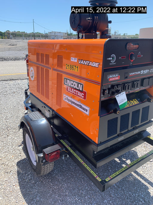 2022 Lincoln Electric Vantage 549X VANTAGE 549X READY-PAK 3