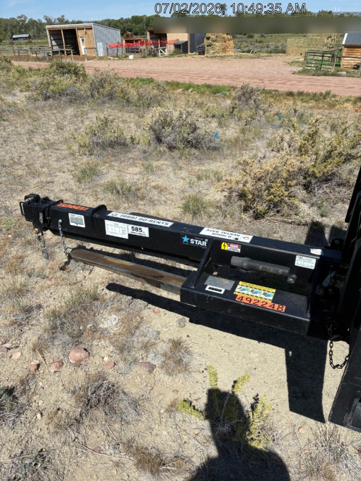 2025 STAR INDUSTRIES M1360B - Star JIB Boom