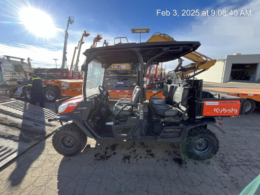 2021 Kubota RTV-X1140W-H Plastic Canopy, Windshield Acrylic Clear, LED Strobe Light, Wire Harness Kit, Back up Alarm