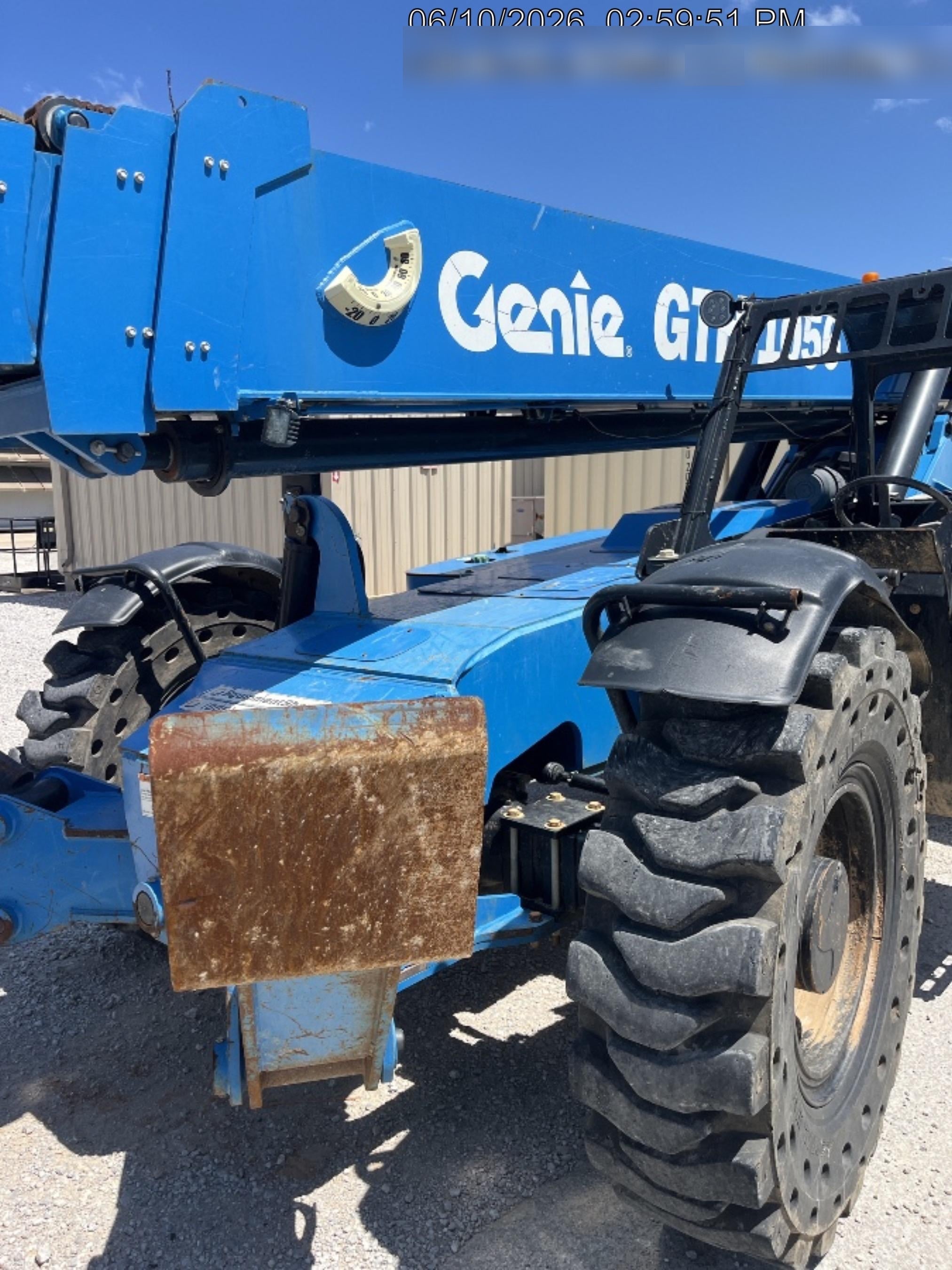 2017 Genie GTH-1056 Genie GTH1056, Solid Tires, 60" carriage, Light Kit, Open ROPS