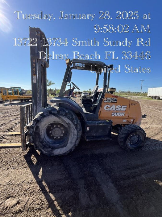 2018 CASE 586H