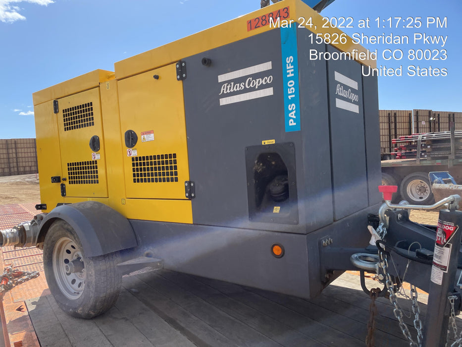 2020 ATLAS COPCO PAS 150 HF CS Enclosed