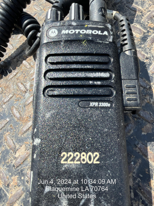 2022 MOTOROLA XPR3300E