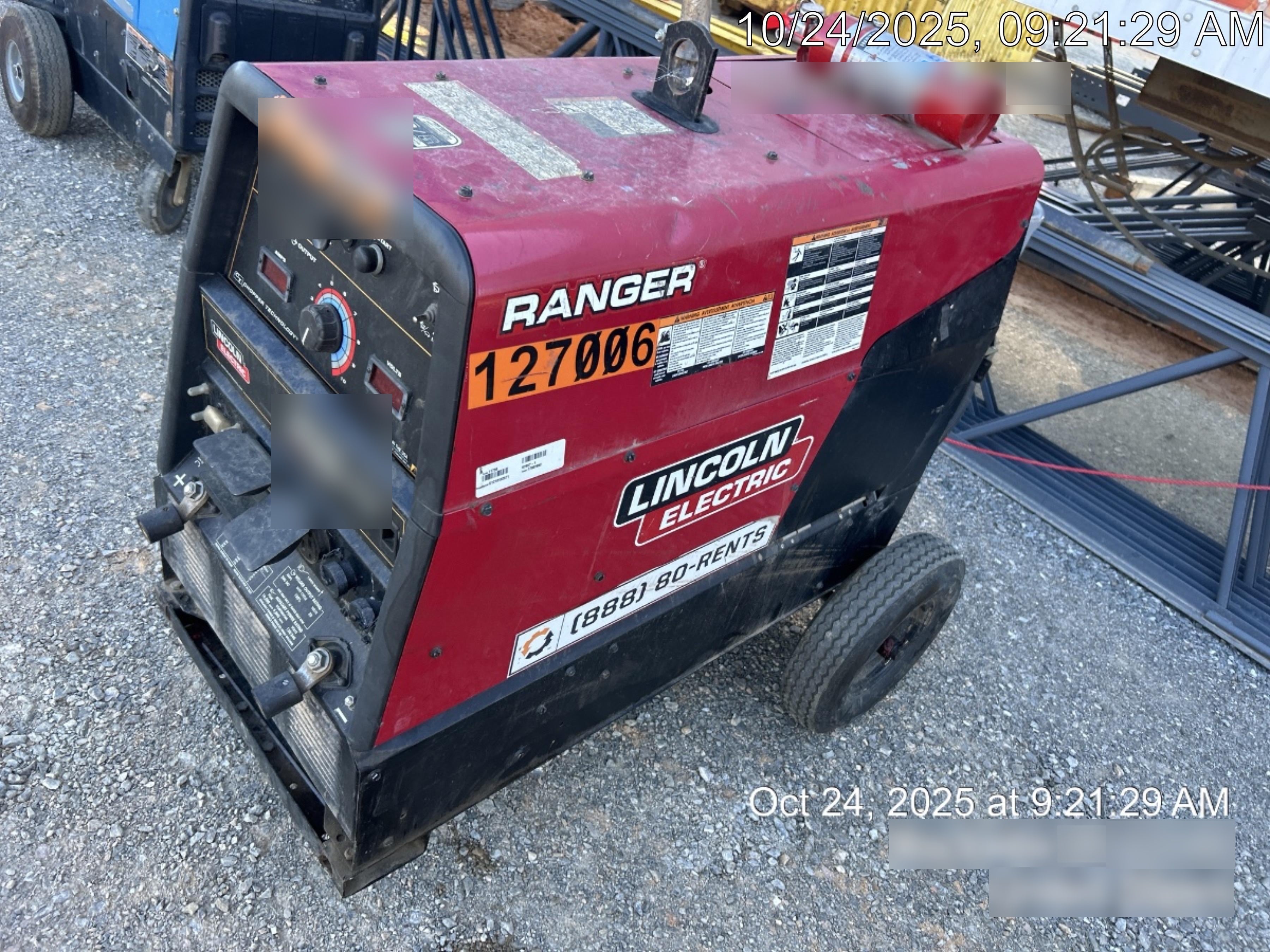 2021 Lincoln Electric Ranger 305 LPG K3430-1, Ranger 305 LPG, Undercarriage, Tank Holder & Strap, 10kw AC Gen, 25hp Kohler LPG Eng