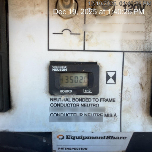 2019 Wacker Neuson LTV6L-MH Wacker Neuson LTV6L Mobile Light Tower w/Fuel Level Sensor Installed