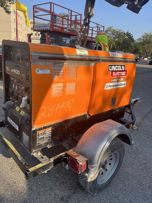 2022 Lincoln Electric LE400 Kubota V1505, Trlr, Cable Rack, Light Kit, ES Decals, T3