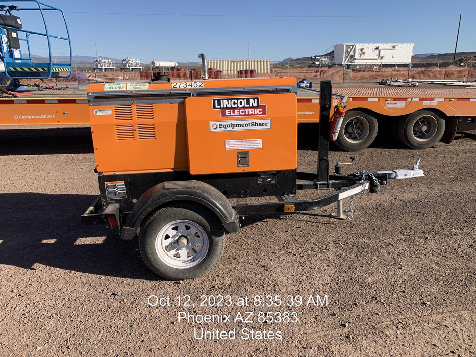 2022 Lincoln Electric LE400 Kubota V1505, Trlr, Cable Rack, Light Kit, ES Decals, T3