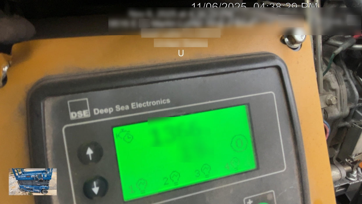 2022 Allmand NLV3GR (4) LED Light Fixture 350W, 23' Vertical Mast, 3kW Prime, Towable, Deep Sea L401, Leveling Jacks, Yanmar T4F 5.8hp