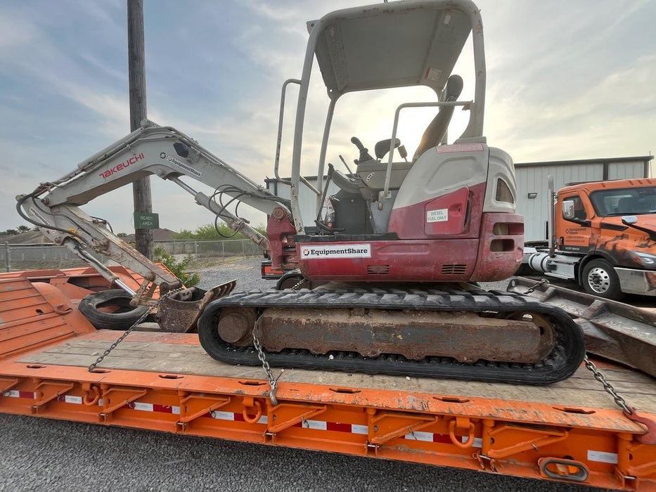 2019 Takeuchi TB260 Takeuchi TB260 Canopy w/Rubber Tracks, Auxiliary Hydraulics, Standard Blade, Manual QC