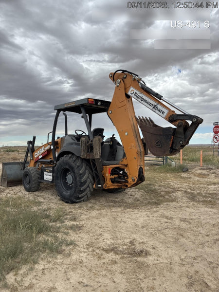 2020 Case 580N EP Canopy, 4WD, Standard Stick, Pilot Controls, 1 Way Hydraulics, Ride Control, TAG Manual QC