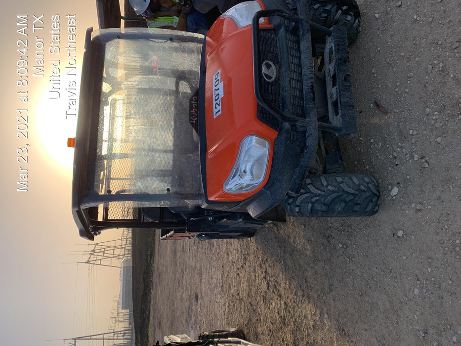 2020 Kubota RTV-X1140WL-A 4WD, LED Strobe, Windshield Acrylic Clear, Plastic Canopy, Wire Harness Kit, Backup Alarm, Bed Liner