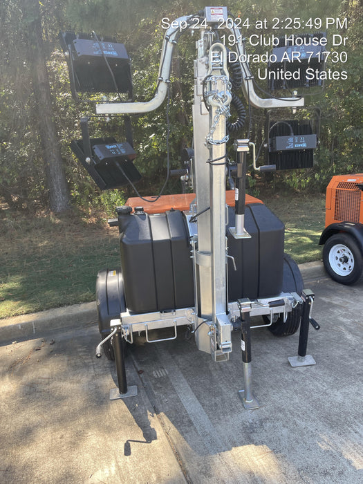 2024 Wanco WLTT-4MM4K Diesel, Deep Sea Controller, Shore Power Plug, Auto Start, (4) 350W LED Floodlights, 4kW Generator, 60 Gal Fuel Tank, 2" Ball, T3