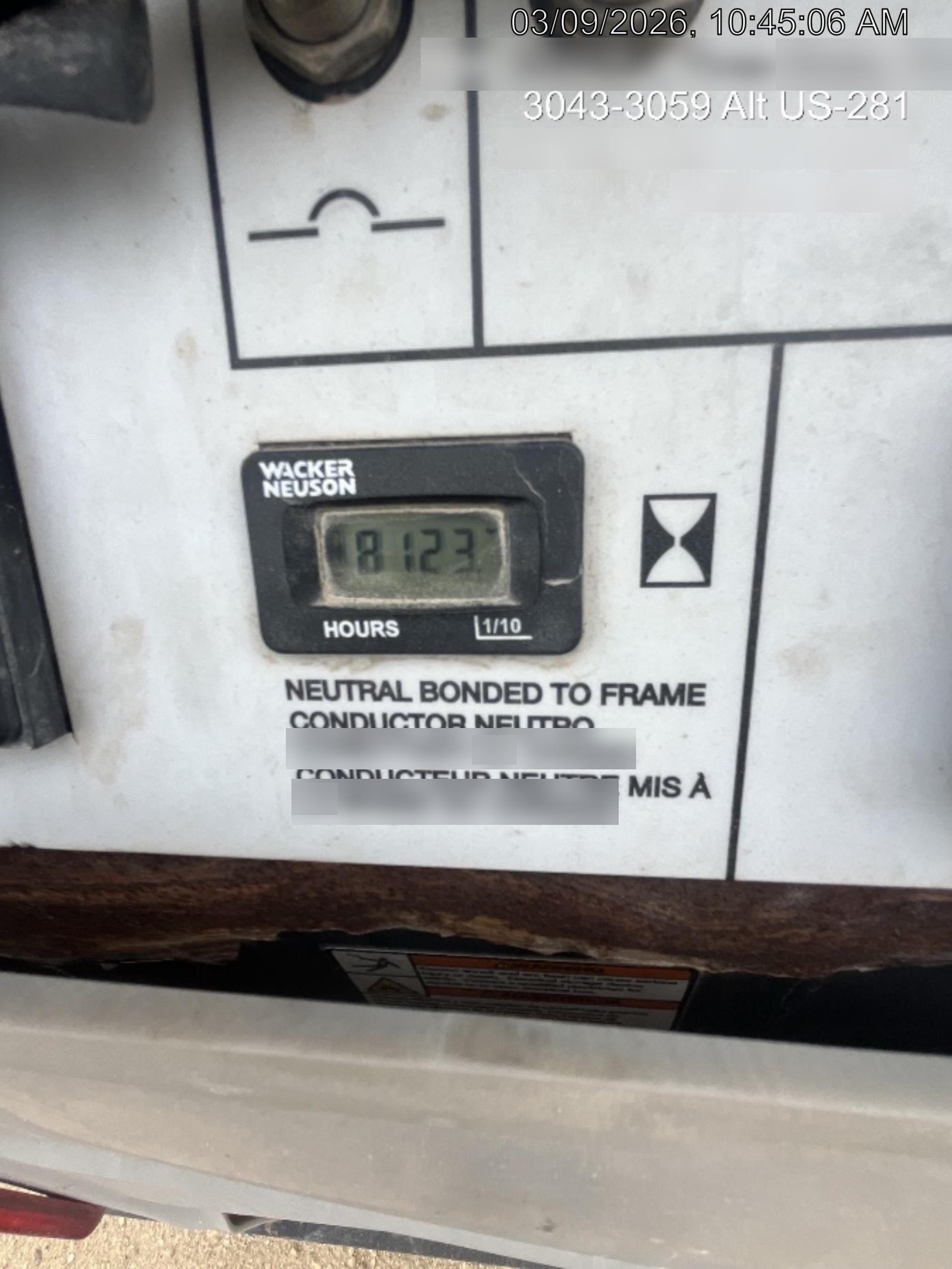 2019 Wacker Neuson LTV6L-MH Wacker Neuson LTV6L Mobile Light Tower w/Fuel Level Sensor Installed