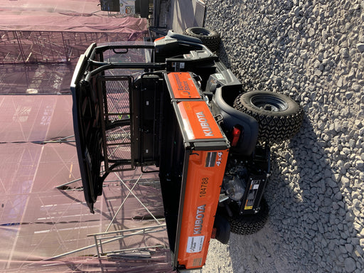 Kubota RTV-X1140W-H 4WD utility cart -LED strobe -Windshield tempered glass -Plastic canopy -Wire harness kit -Backup alarm