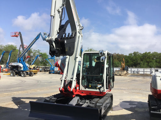 2019 Takeuchi TB290 Takeuchi TB290 Cab/Heat/AC w/Rubber Tracks, Auxiliary Hydraulics, Dozer Blade, Manual QC, 18/24/36" Buckets, Hydraulic Thumb Installed