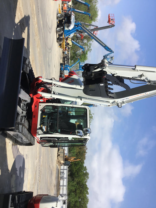 2019 Takeuchi TB290 Takeuchi TB290 Cab/Heat/AC w/Rubber Tracks, Auxiliary Hydraulics, Dozer Blade, Manual QC, 18/24/36" Buckets, Hydraulic Thumb Installed