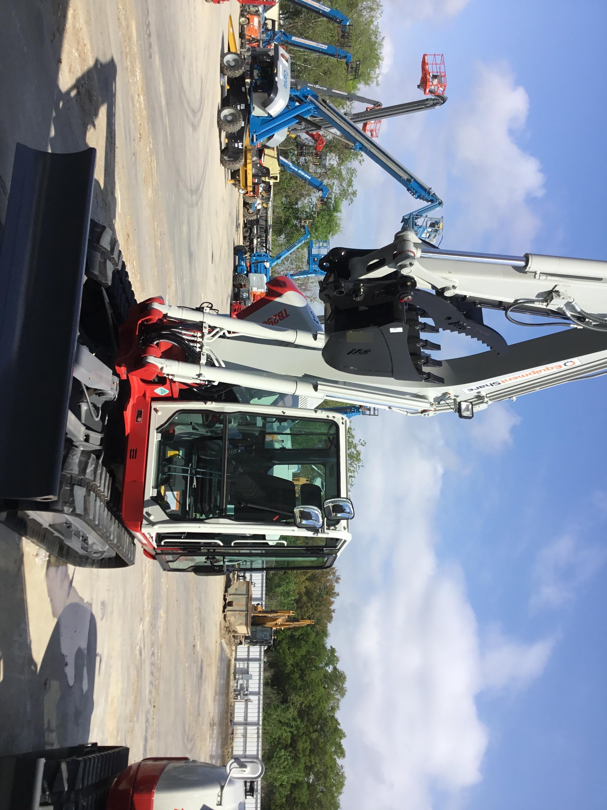 2019 Takeuchi TB290 Takeuchi TB290 Cab/Heat/AC w/Rubber Tracks, Auxiliary Hydraulics, Dozer Blade, Manual QC, 18/24/36" Buckets, Hydraulic Thumb Installed