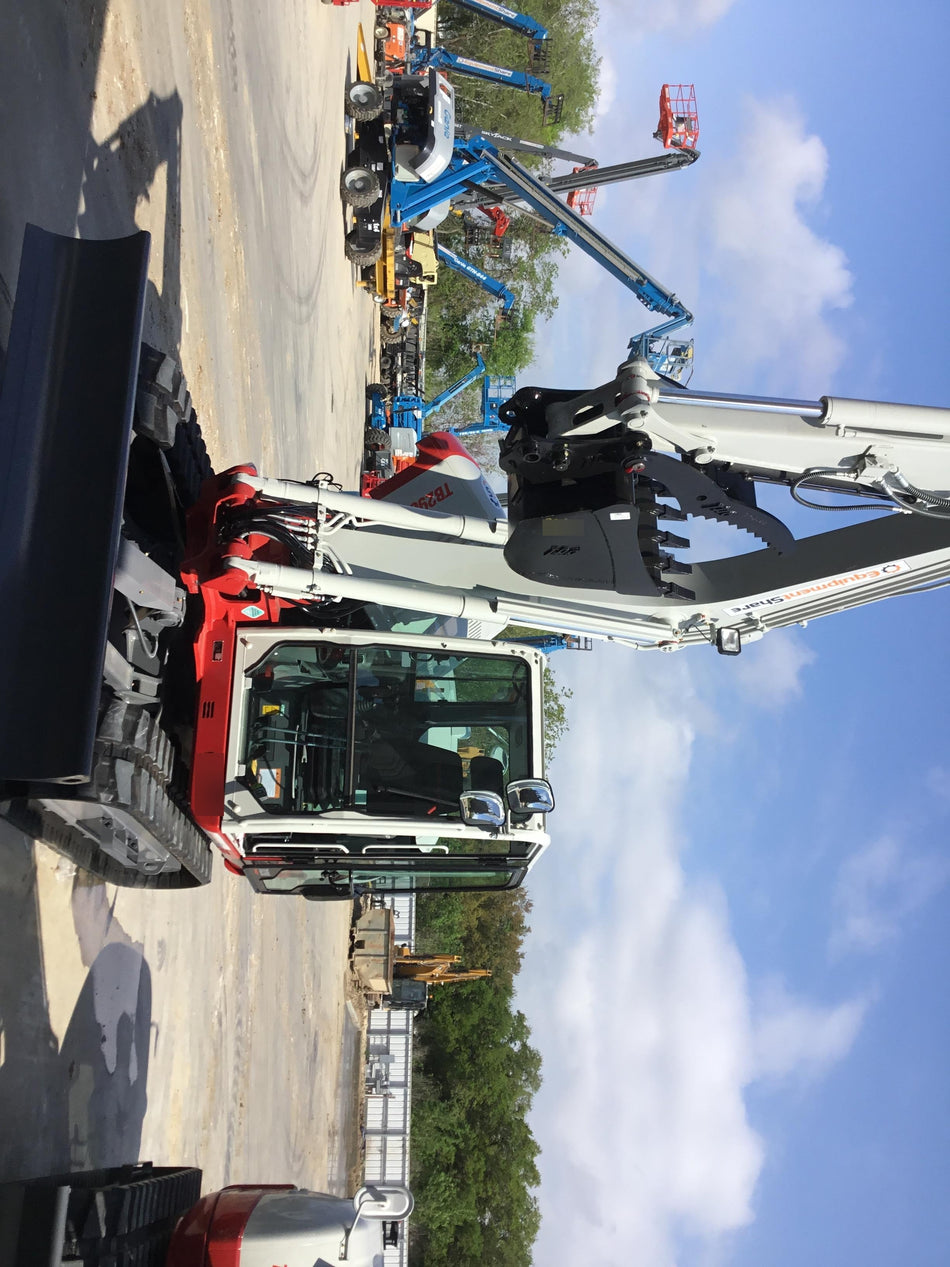 2019 Takeuchi TB290 Takeuchi TB290 Cab/Heat/AC w/Rubber Tracks, Auxiliary Hydraulics, Dozer Blade, Manual QC, 18/24/36" Buckets, Hydraulic Thumb Installed