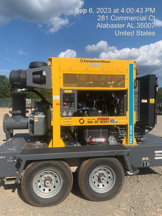 2022 ATLAS COPCO PAC H108 JD