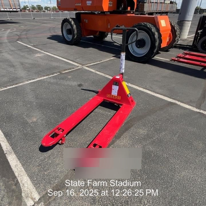 2025 GRAINGER PALLET JACK, 5500 LBS., GRAINGER