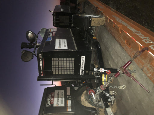 2019 Lincoln Electric Vantage 322 Ready-Pak 3, Two Wheel Trailer, Fender and Light Kit, Cable Rack