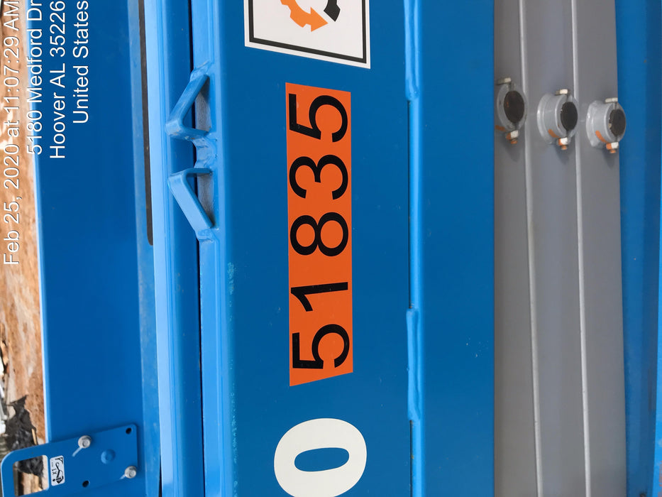 2019 Genie GS-1930 Fixed Rails with Chain Entry