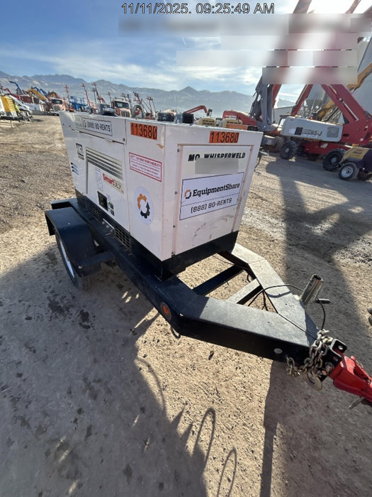 2020 Multiquip DLW400ESA4 400 amp Welder, 14kW, 120/240V, T4F Kubota, Trailer