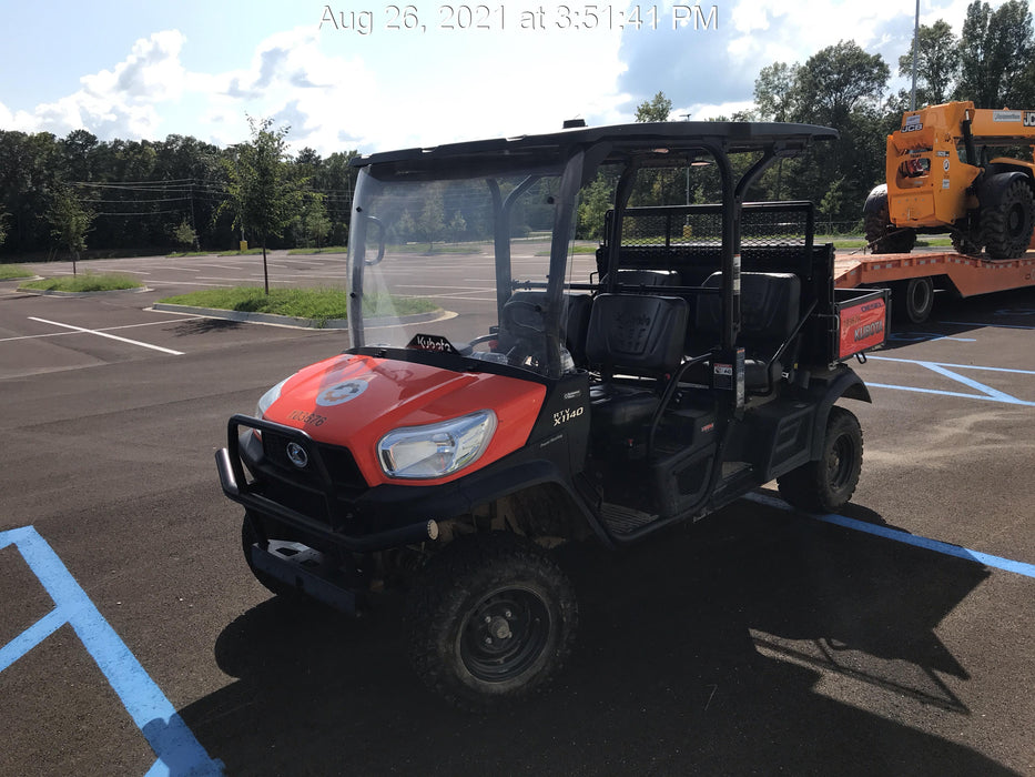 2020 Kubota RTV-X1140W-H 4WD utility cart -LED strobe -Windshield tempered glass -Plastic canopy -Wire harness kit -Backup alarm