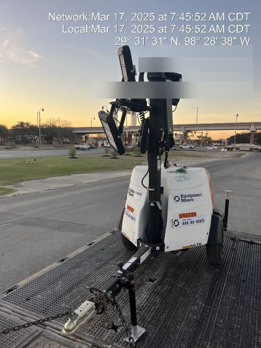 2024 Generac MLT2 Diesel, Flex Switch 120V Input, Powerzone Controller, 
(4) 320W LED Lights, 4kW Generator, 39.9 Gal Fuel Tank, 2" Ball, T3