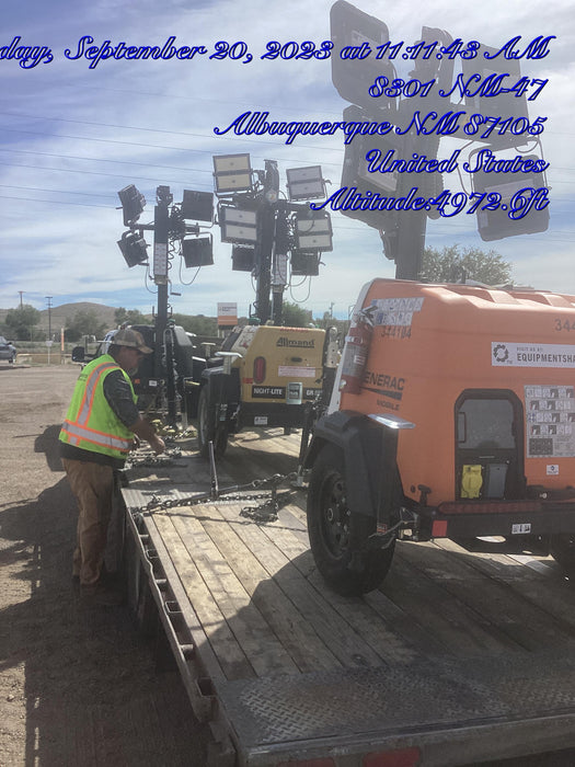 2023 Generac MLT2 Diesel, Flex Switch 120V Input, Powerzone Controller, (4) 320W LED Lights, 4kW Generator, 39.9 Gal Fuel Tank, 2" Ball, T3