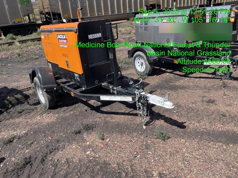 2022 Lincoln Electric LE400 Kubota V1505, Trlr, Cable Rack, Light Kit, ES Decals, T3